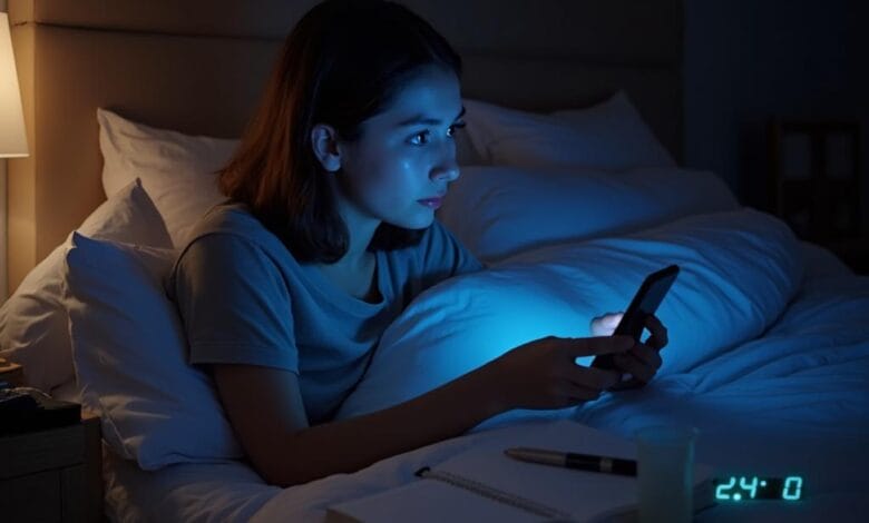 睡前滑手機如何影響睡眠品質與失眠風險
